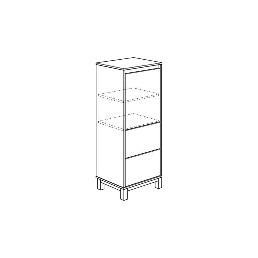 PAIDI Olli Highboard 1t2s 16856xx