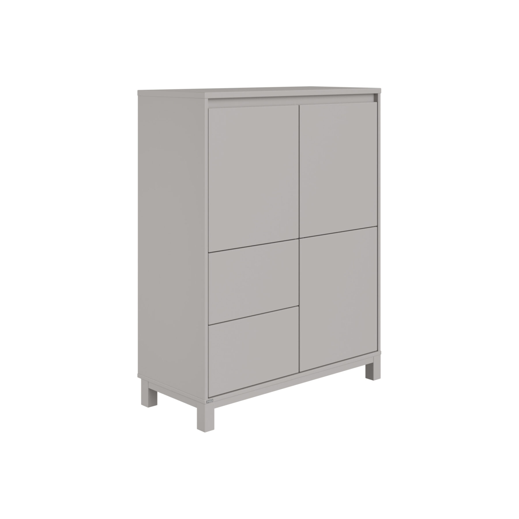 PAIDI Olli Highboard 2t2s Kieselgrau 1685799