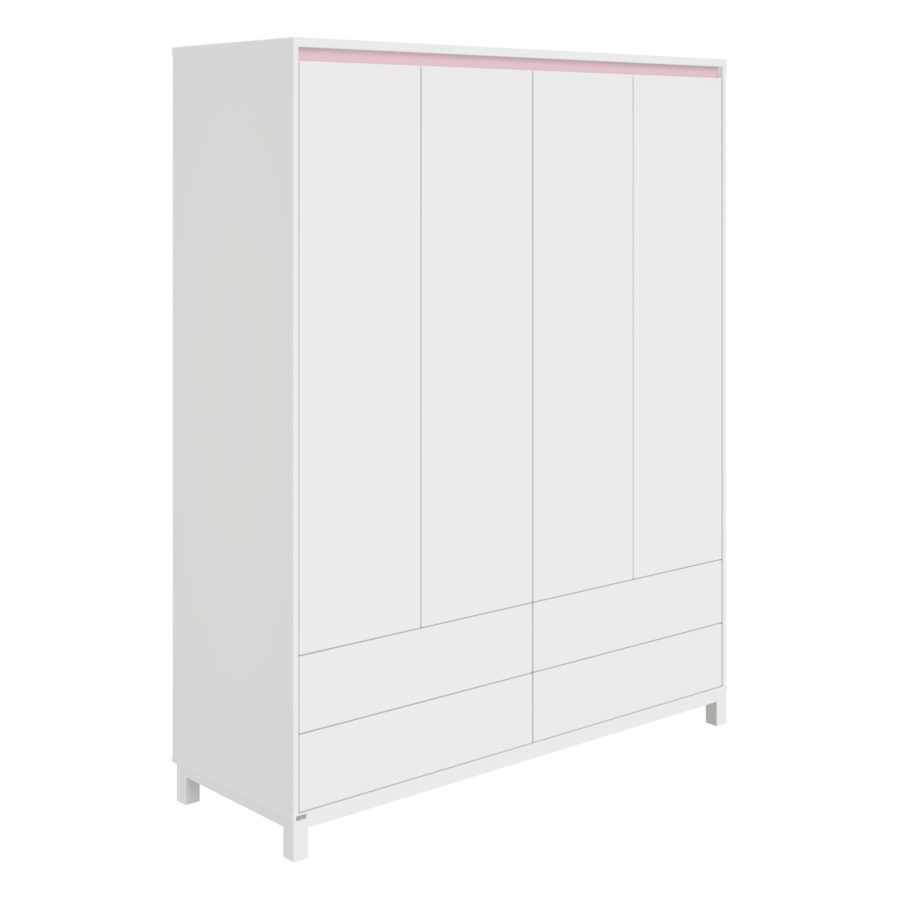 PAIDI Olli Kleiderschrank 4t4s Rose 1681453