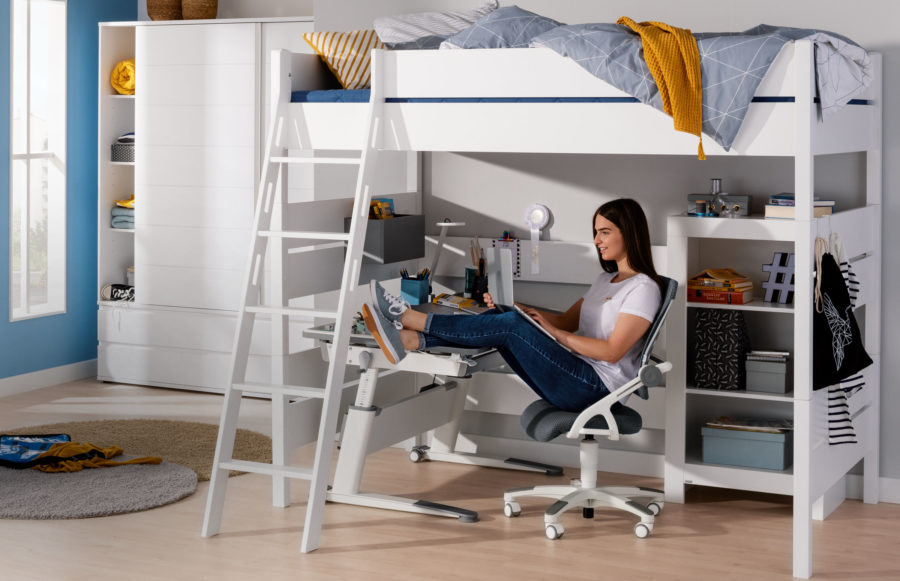 PAIDI Kindermöbel, Kinderzimmer, Hochbett, Etagenbett, Kinderschreibtisch, Kinderschreibtischstühle