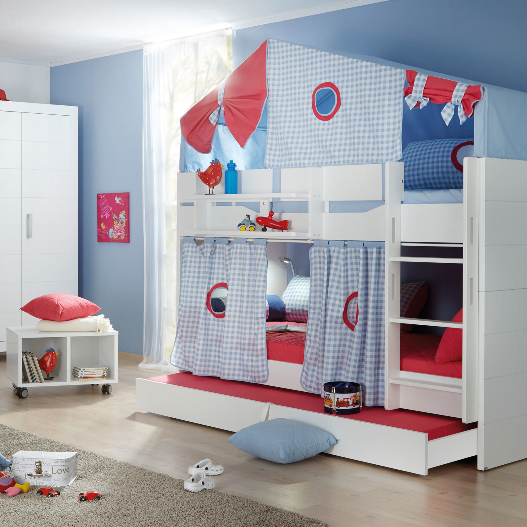 PAIDI Babyzimmer Fiona Etagenbett Ausziebett