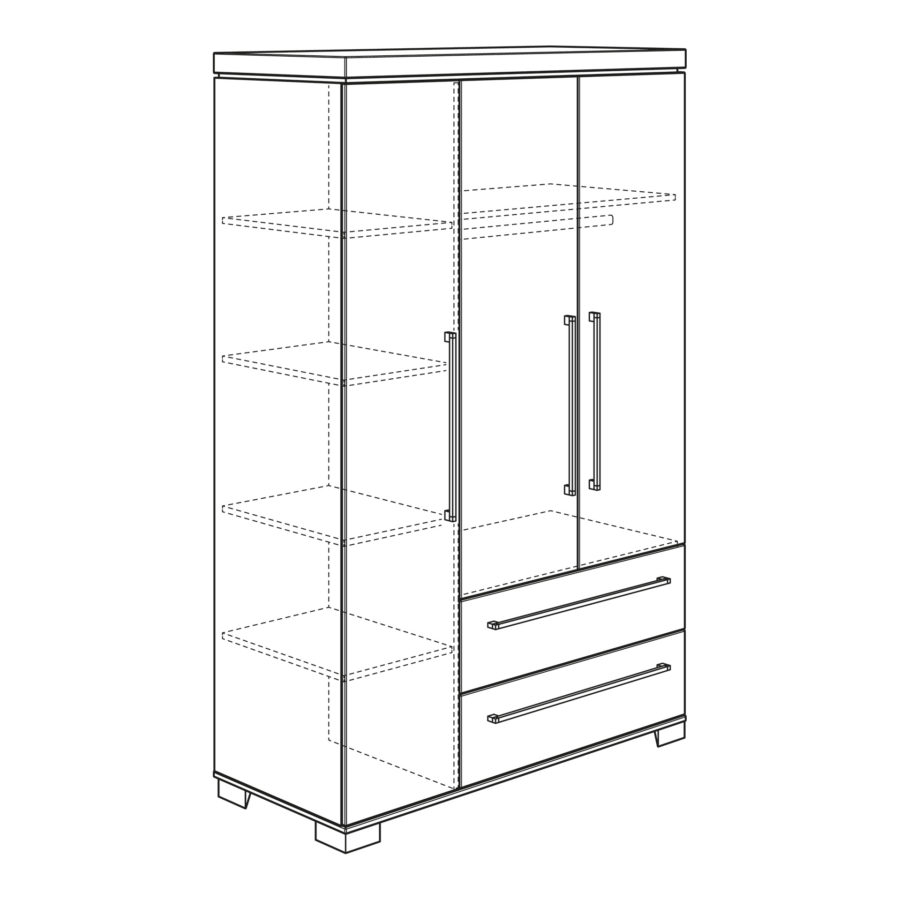 PAIDI Kira Kleiderschrank 3t2s 1380334