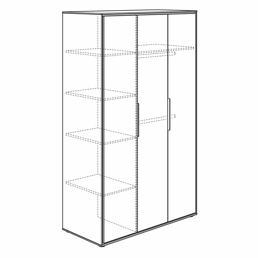 PAIDI Lieven Kleiderschrank 1280104