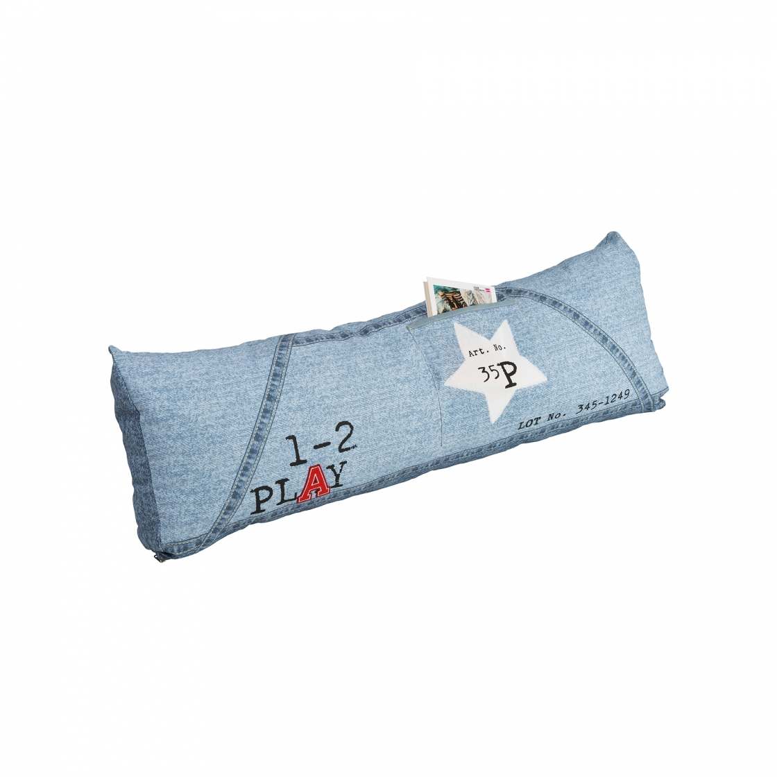 PAIDI Motiv Textilien Jeans Style Rückenkissen 2594272